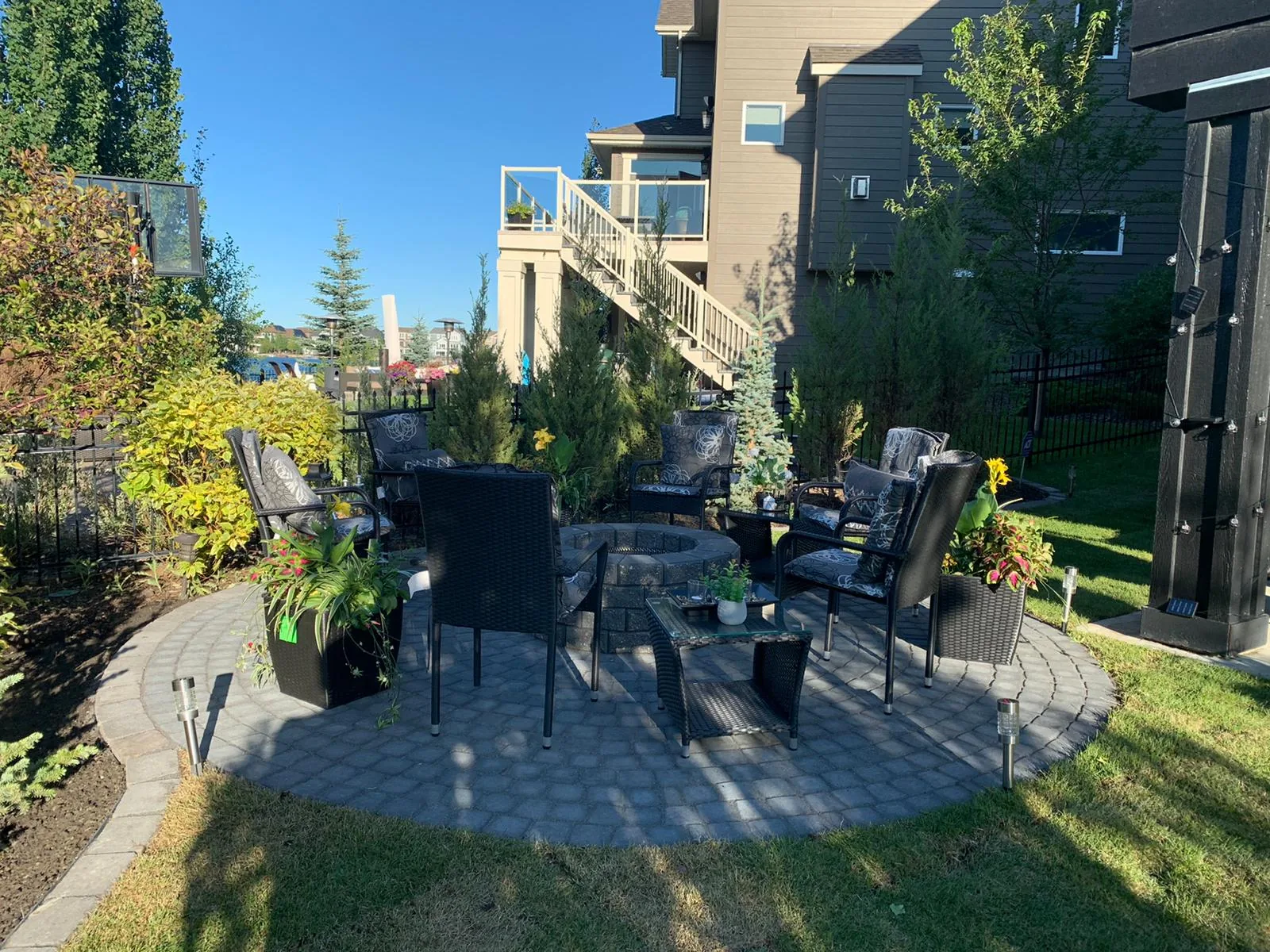 Auburn bay back yard side yards remodeling